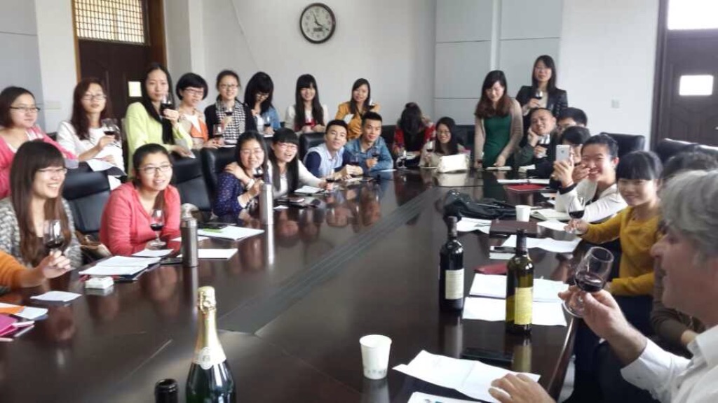 Vino Aglianico in cattedra a Nanchang University